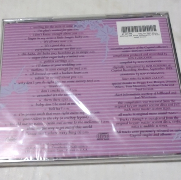 PEGGY LESS Capitol Collector's Series CD Original 1990 ISSUE BRAND NEW & SEALED! - Picture 3 of 4